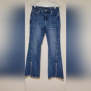Stylish Blue Flare Women's Jeans